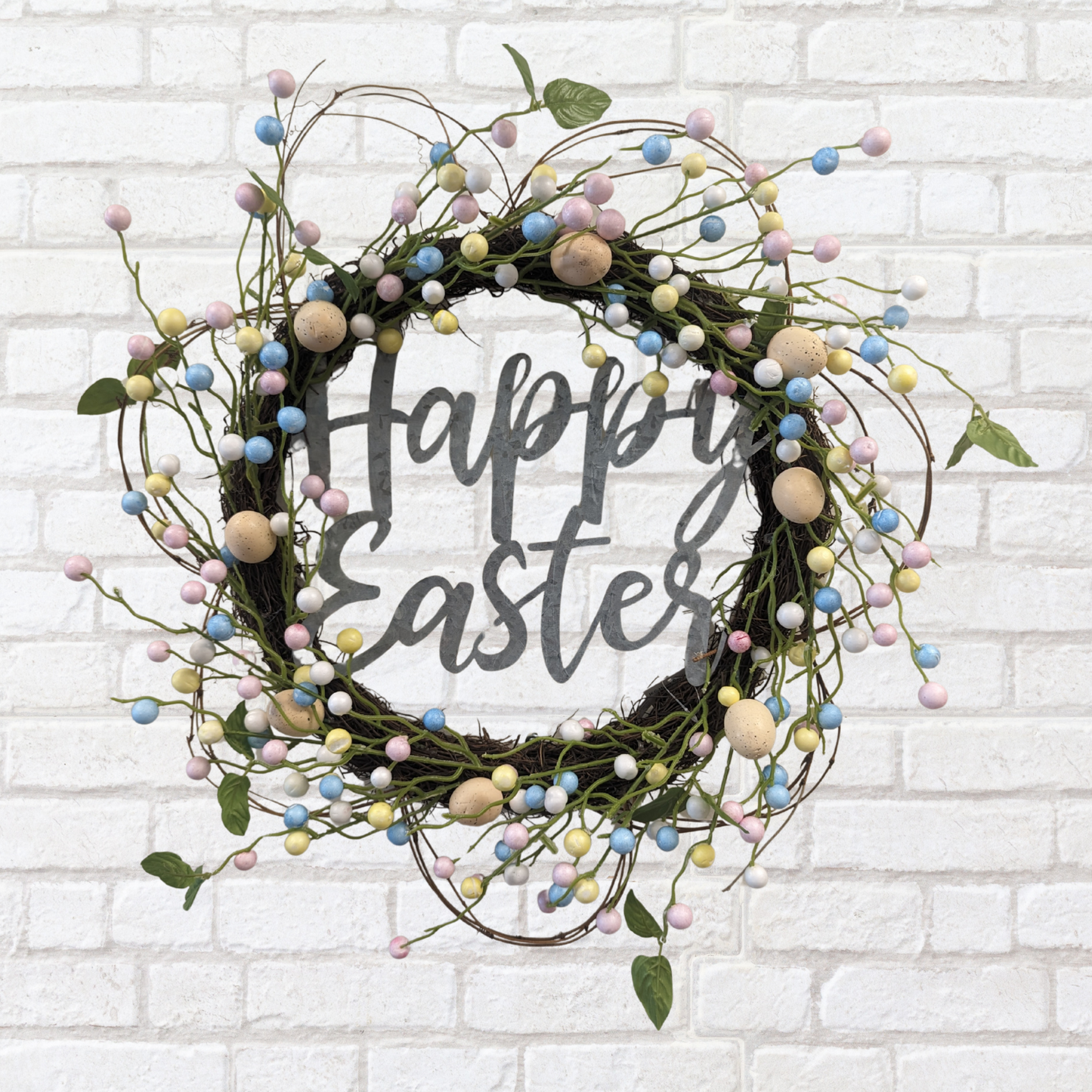 Happy Easter Wreath