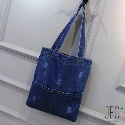 Denim Shopper Bag