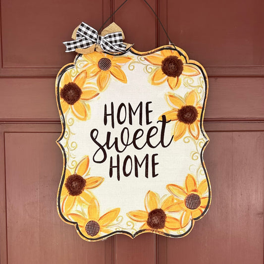 Sunflowers Home Sweet Home Wall Décor 14"x18"