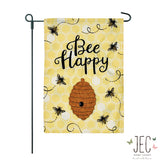 Bees Honeycomb 2-Sided Garden Flag 12.5x18"