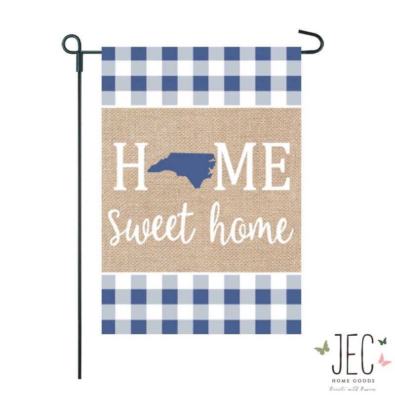 Home State Burlap 2-Sided Garden Flag 12.5x18"