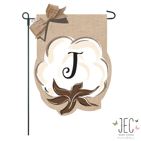  Faromily Personalized L Monogram Garden Flag Double