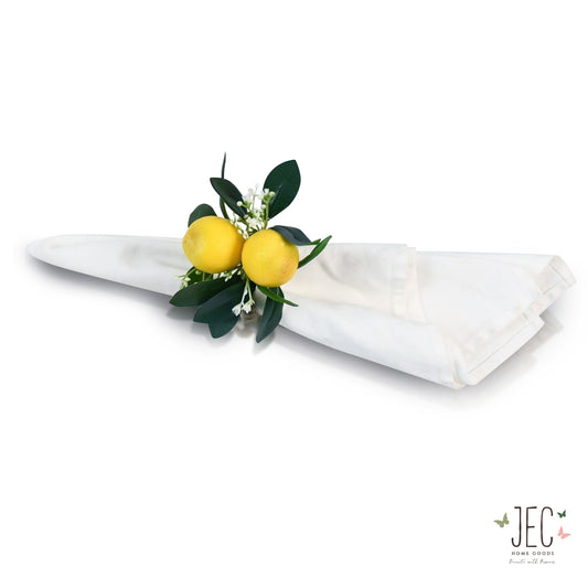 Lemon Napkin Ring (Set of 4)