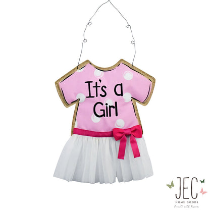 Baby Onesie Burlap Wall Décor 21"x23"